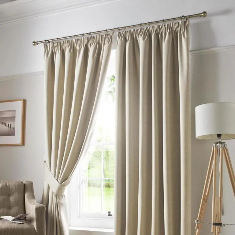 Linen Blackout Curtains for Bedroom