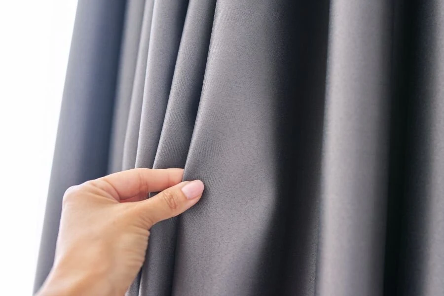 Energy-Efficient Grey Blackout Curtains